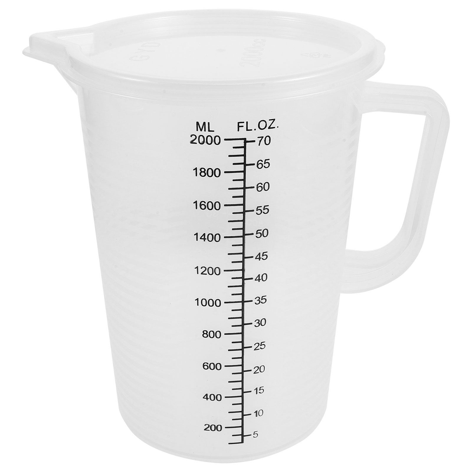 Kitchen Baking Utensils - 2.0L 計量カップ両面目盛り付きベーキングペストリー器具透明容器家庭用混合透明調理器具キッチン用