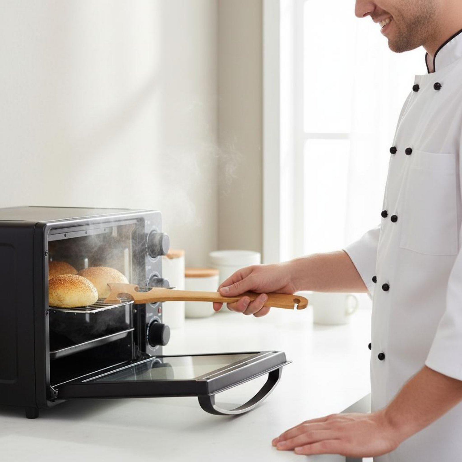 Kitchen Baking Utensils - オーブンラックプッシュプルツール火傷防止ベーキングアクセサリーキッチン用品家庭料理人向けロングハンドル