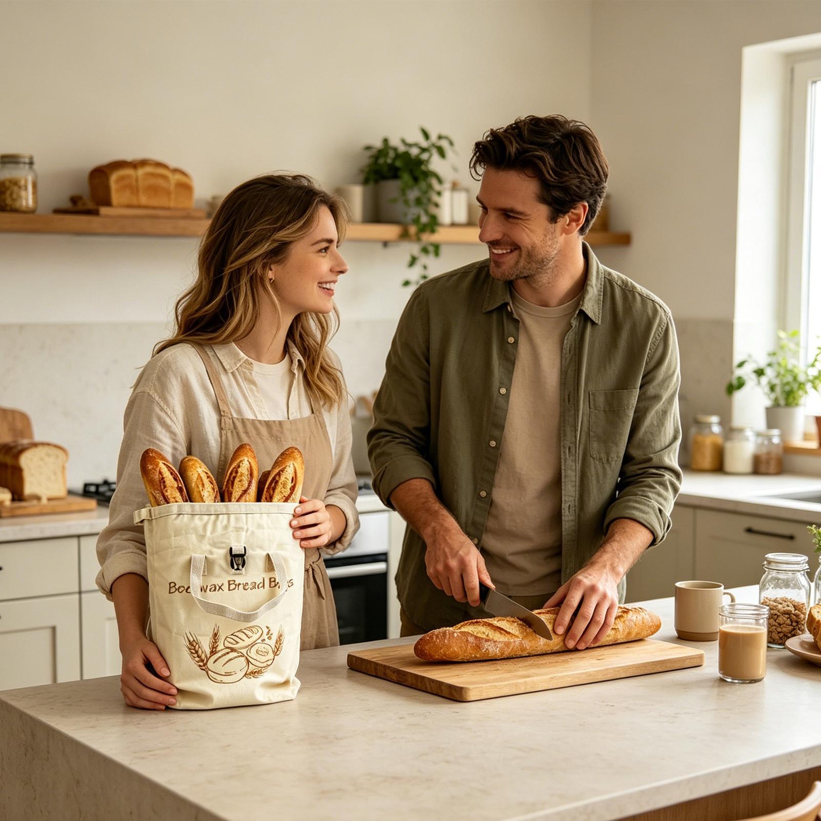 Kitchen Baking Storage - サワードウバッグ 多機能再利用可能なオーガナイザー サワードウ収納パンバッグ パン屋、キッチン愛好家、趣味の持ち手、旅行用