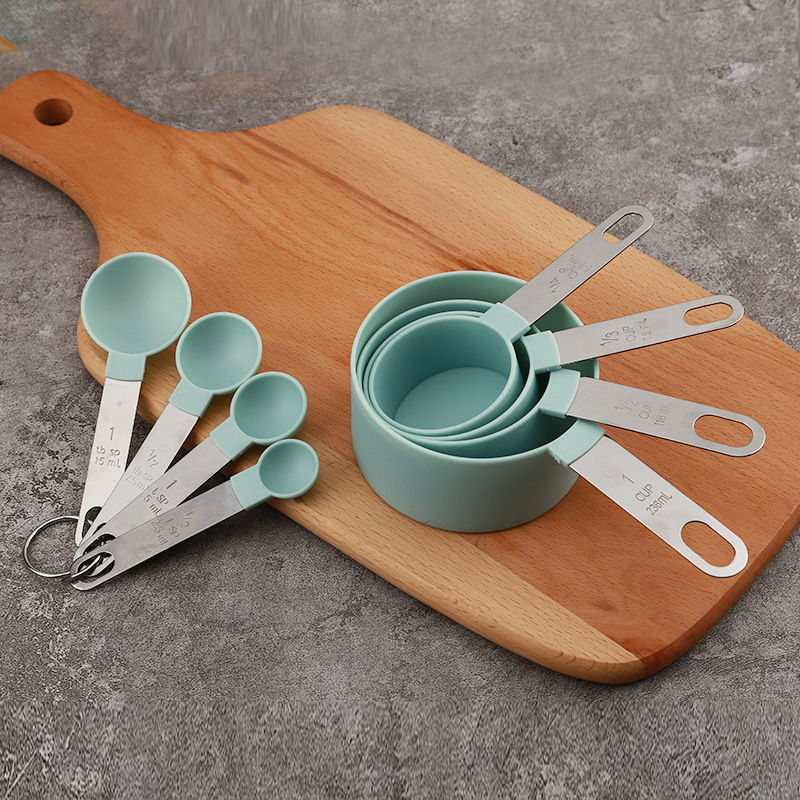 8 個計量カップスプーンセットベーキングケーキペストリー調理 - Kitchen Baking Utensils のレビューと価格