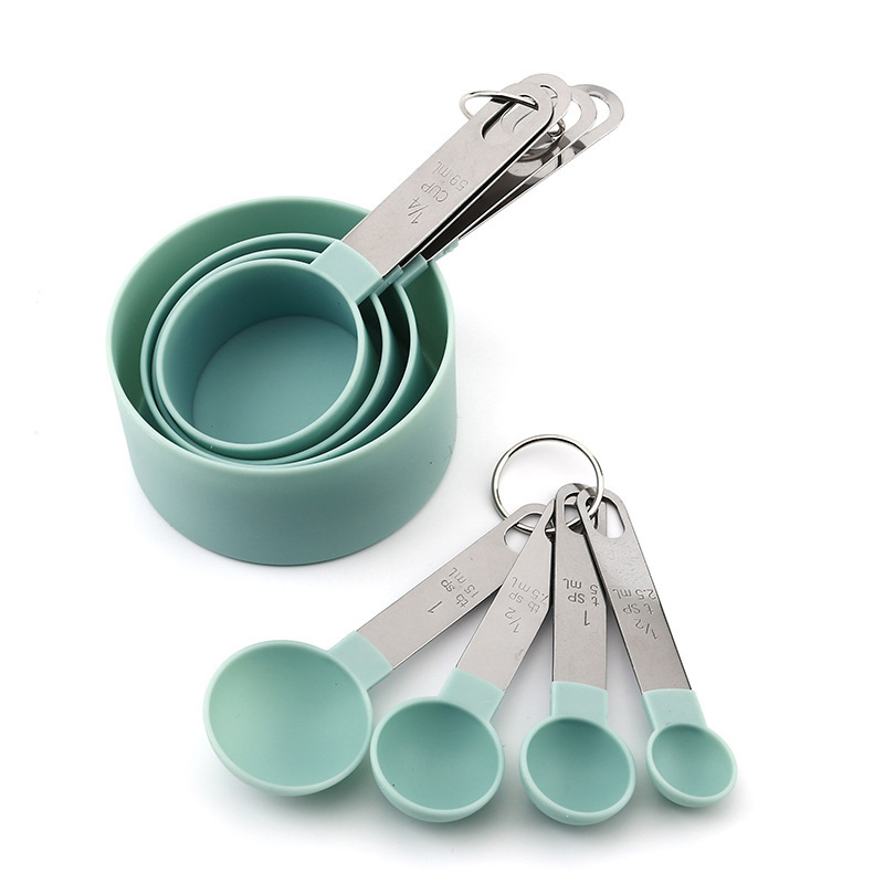8 個計量カップスプーンセットベーキングケーキペストリー調理 - Kitchen Baking Utensils のレビューと価格
