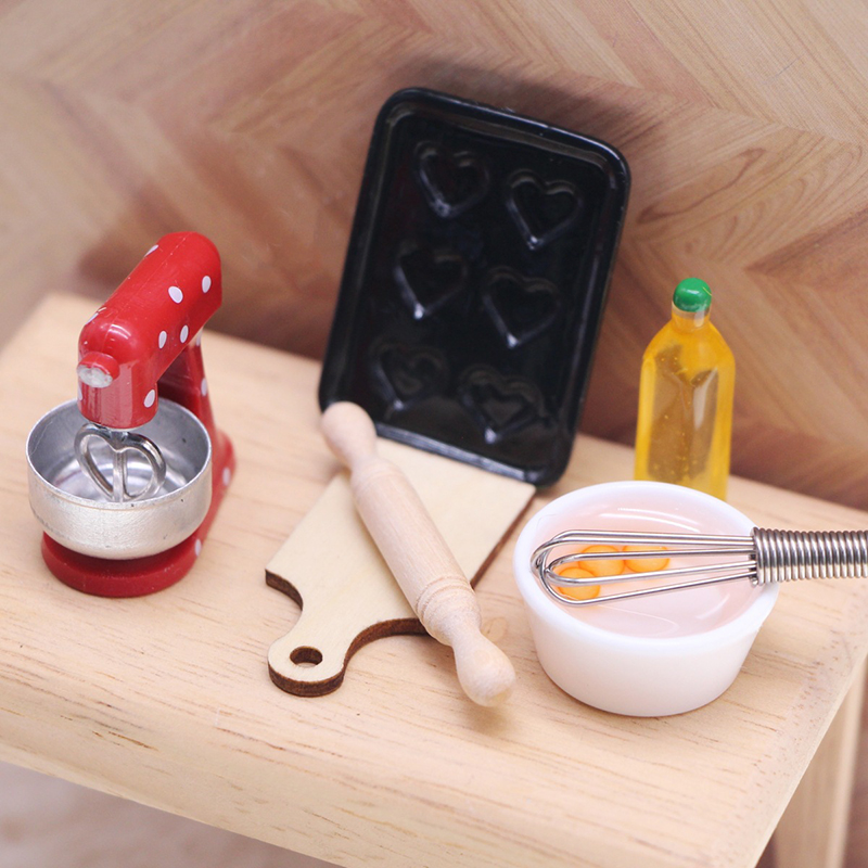 (.) 1:12 DIY ドールハウスミニチュアアクセサリー - Kitchen Baking Storage のレビューと価格