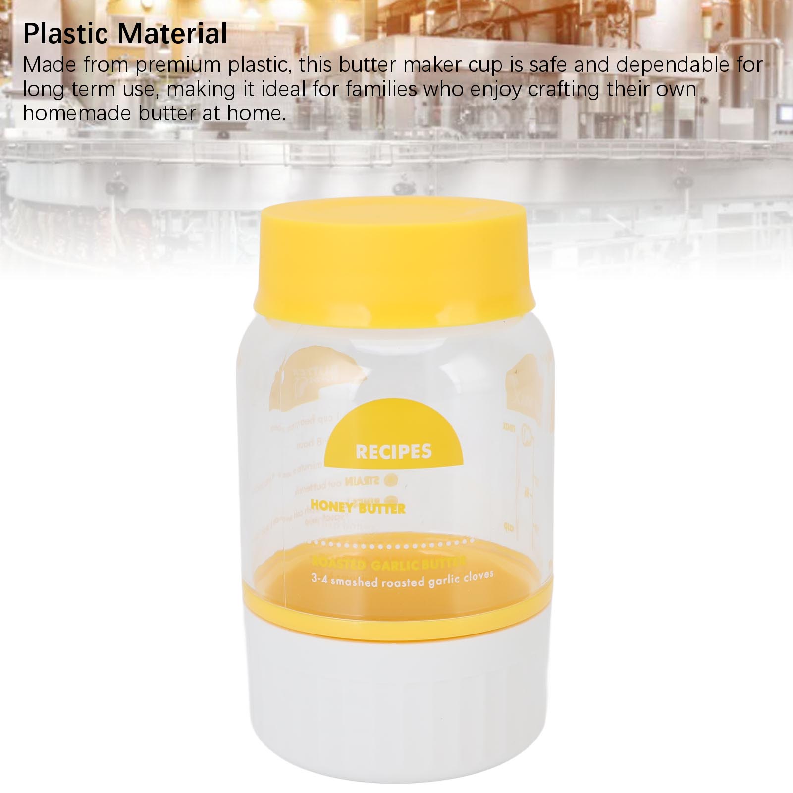 バターメーカージャーバターメーカーカッププラスチック多機能ク - Kitchen Baking Cupboard のレビューと価格