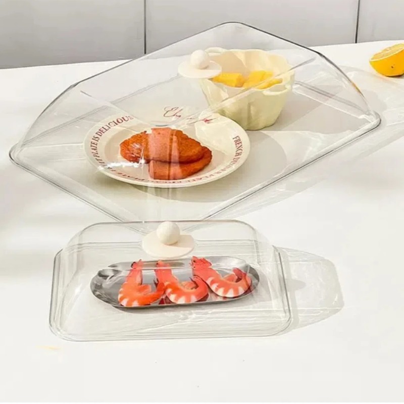 WORTHBUY 再利用可能なプラスチック製食品カバー クリ - Kitchen Baking Storage のレビューと価格