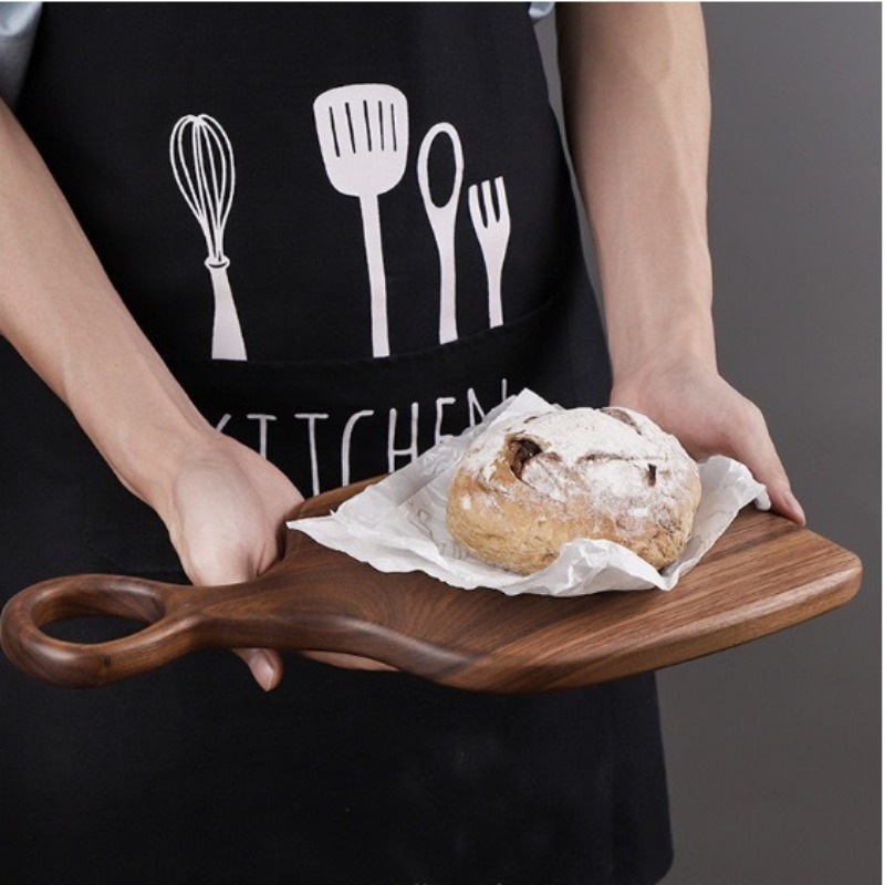ブラックウォールナット固体まな板木製トレイピザボードまな板キ - Baking In Kitchen のレビューと価格
