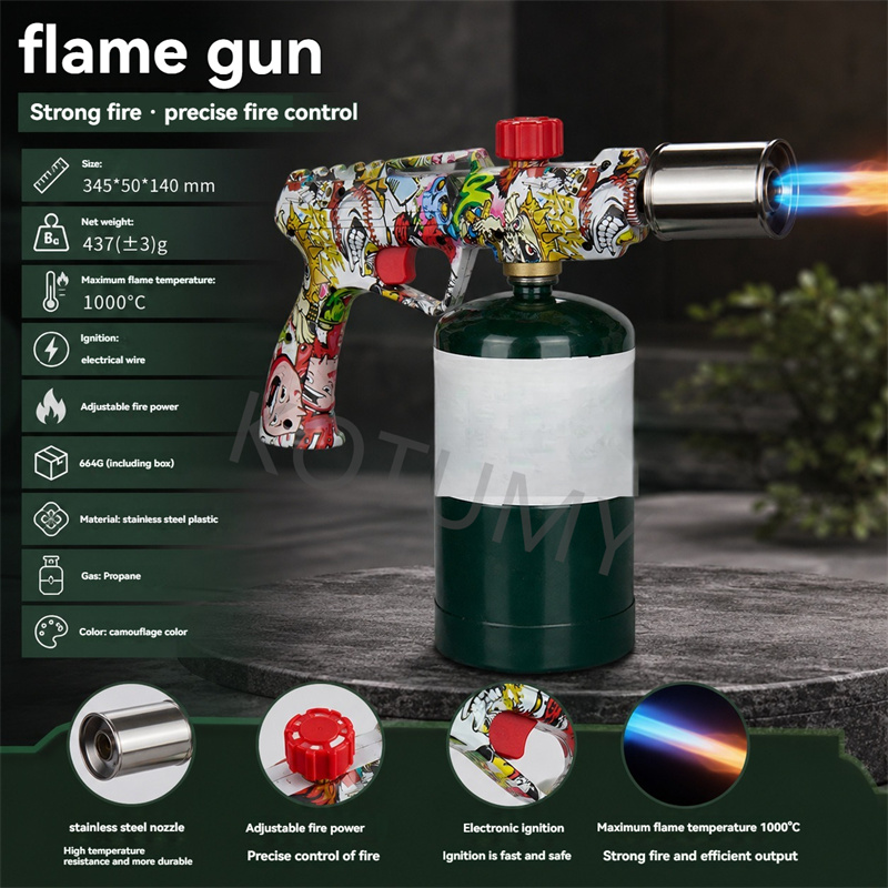 携帯用ブタン火炎トーチガン点火器（燃料は含まれていません）防 - Kitchen Baking Torch のレビューと価格