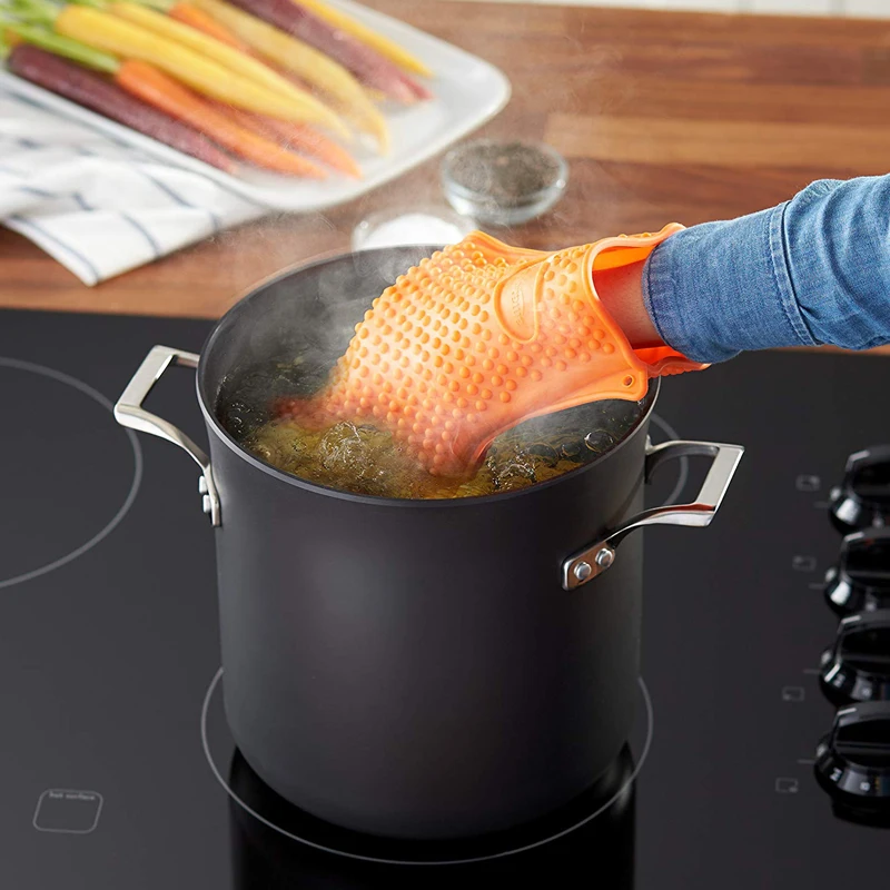 火傷防止シリコングリルグローブ,ベーキングミット,調理オーブ - Kitchen Baking Gloves のレビューと価格