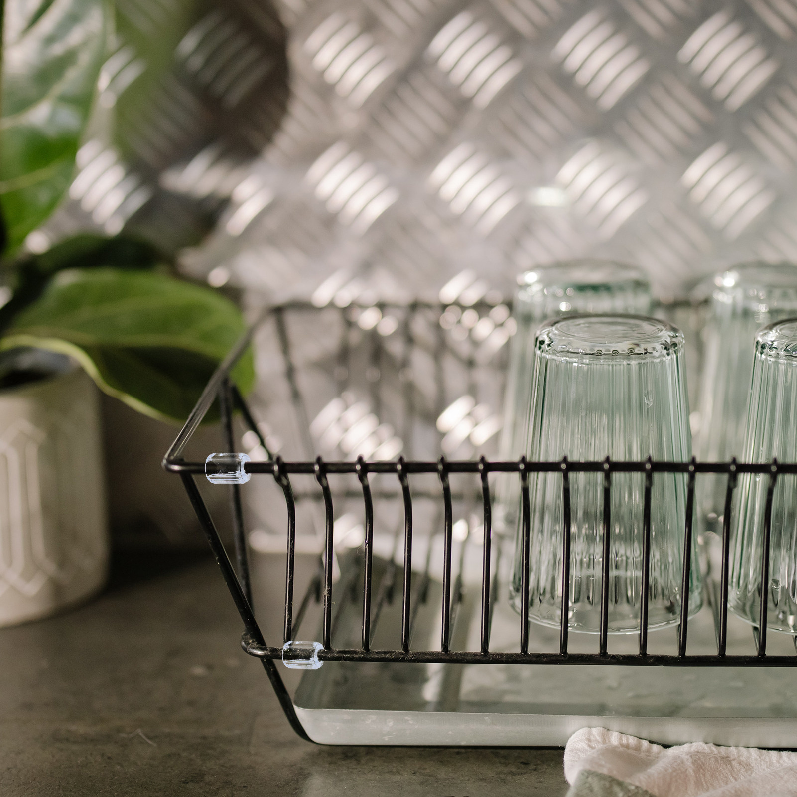 80 個キッチンシンクグリッドフィートプラスチック透明交換用 - Kitchen Baking Storage のレビューと価格