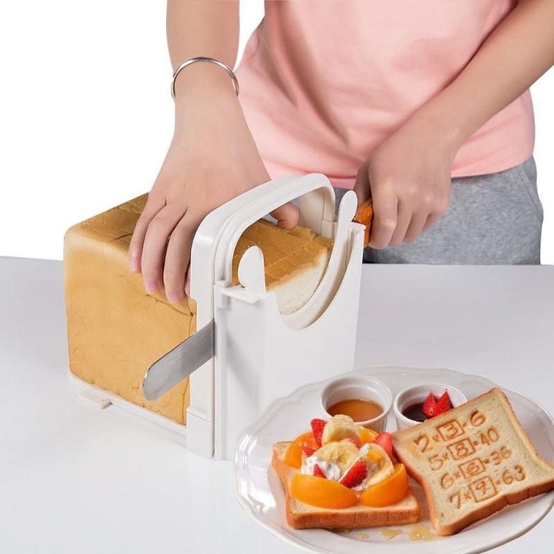 パンスライサー調節可能なトーストパンスライス機折りたたみ式プ - Kitchen Baking Torch のレビューと価格