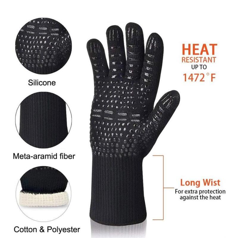 キッチンオーブン用シリコン保護手袋,耐熱性と爆発性,滑り止め - Kitchen Baking Gloves のレビューと価格