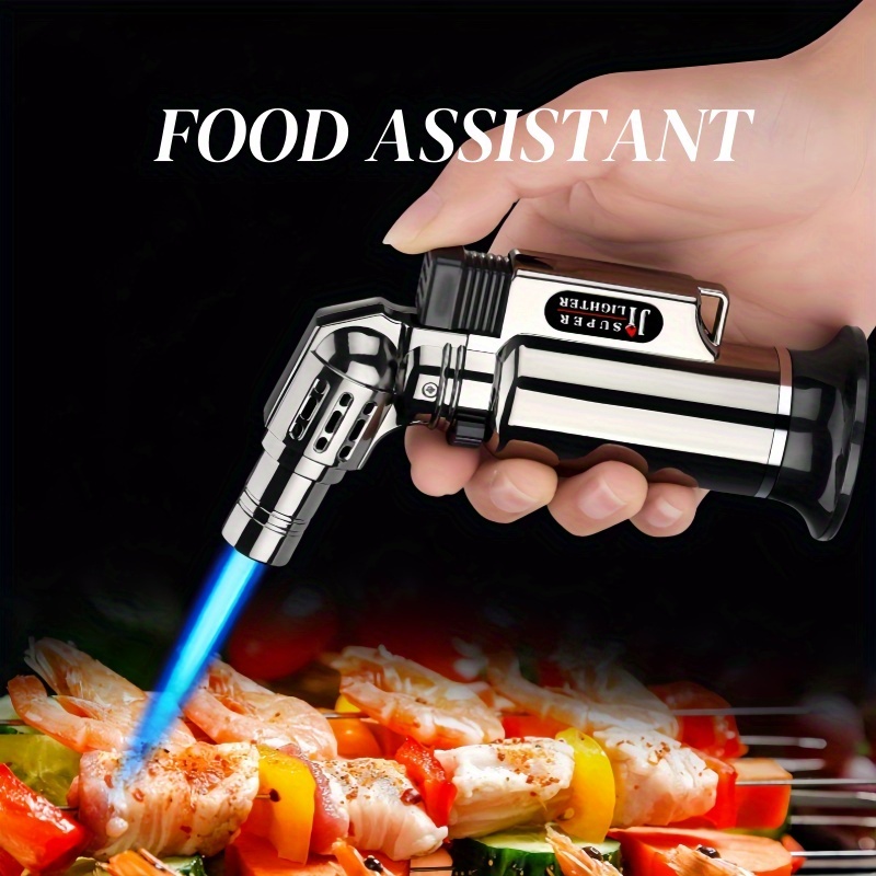 金属製防風ジェットフレームガスライター、詰め替え式携帯トーチ - Kitchen Baking Torch のレビューと価格
