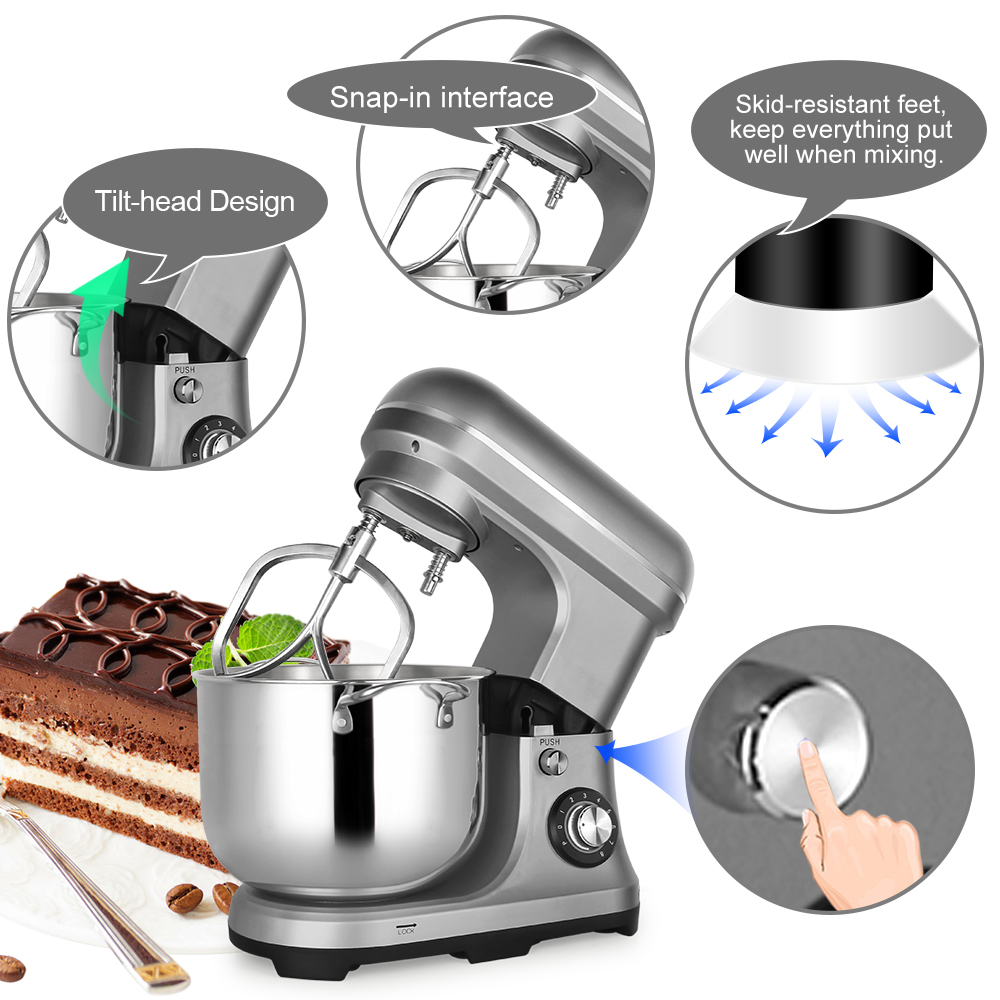 11L 2000W 大型強力電動ミキサー ダブルドウフック付 - Baking In Kitchen のレビューと価格