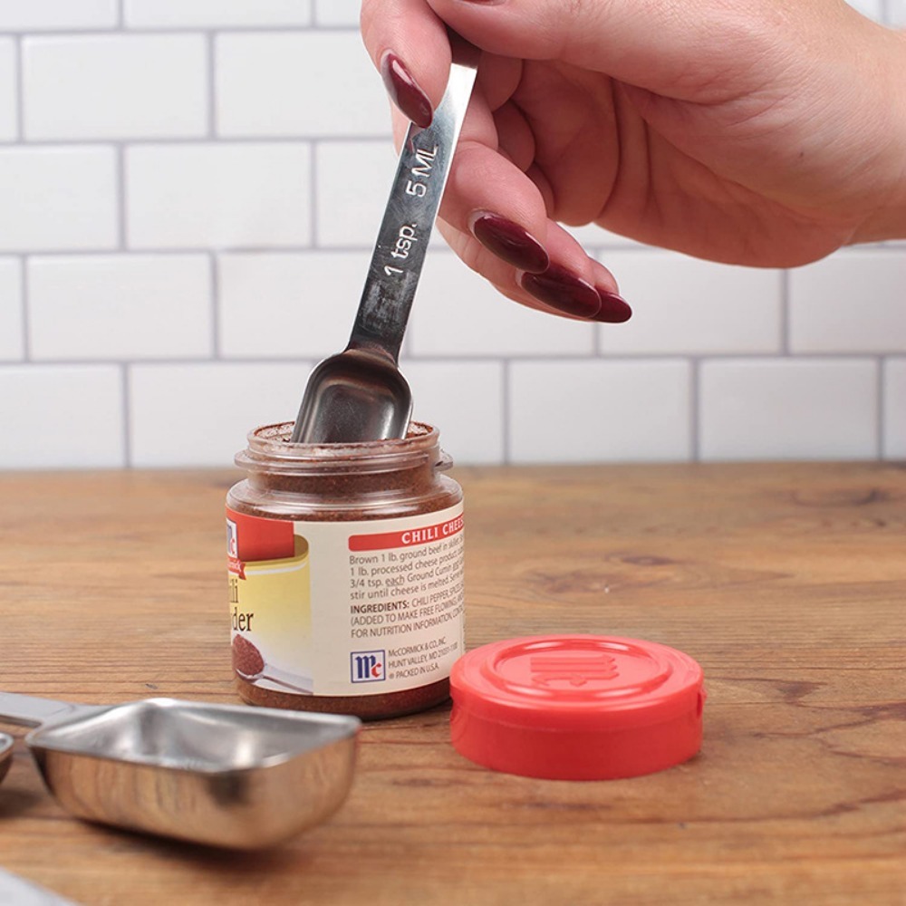 スケール付きステンレス鋼計量スプーン、キッチン用品、長方形の - Kitchen Baking Utensils のレビューと価格