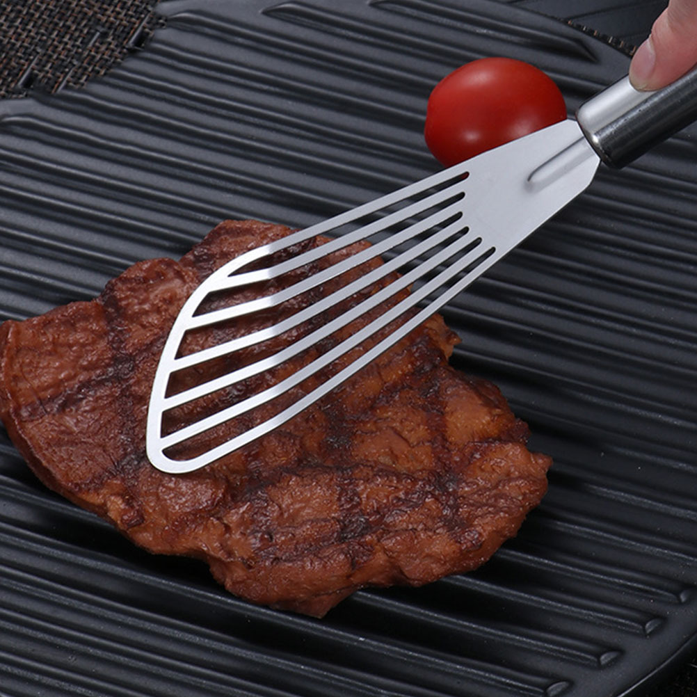 3 個ステンレス鋼スパチュラステーキフライ魚用スロット付きタ - Kitchen Baking Utensils のレビューと価格