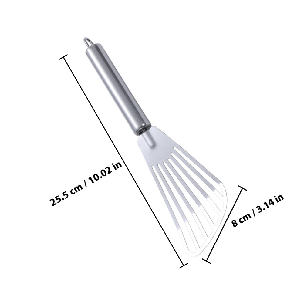 3 個ステンレス鋼スパチュラステーキフライ魚用スロット付きタ - Kitchen Baking Utensils のレビューと価格