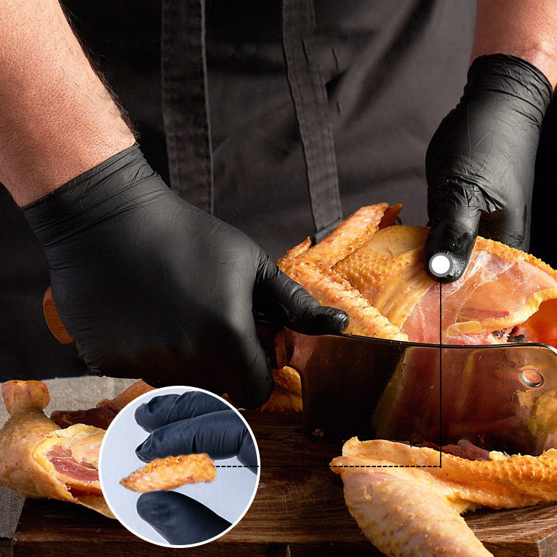 10/50/100枚入り使い捨てニトリル手袋、高弾性、キッチ - Kitchen Baking Gloves のレビューと価格