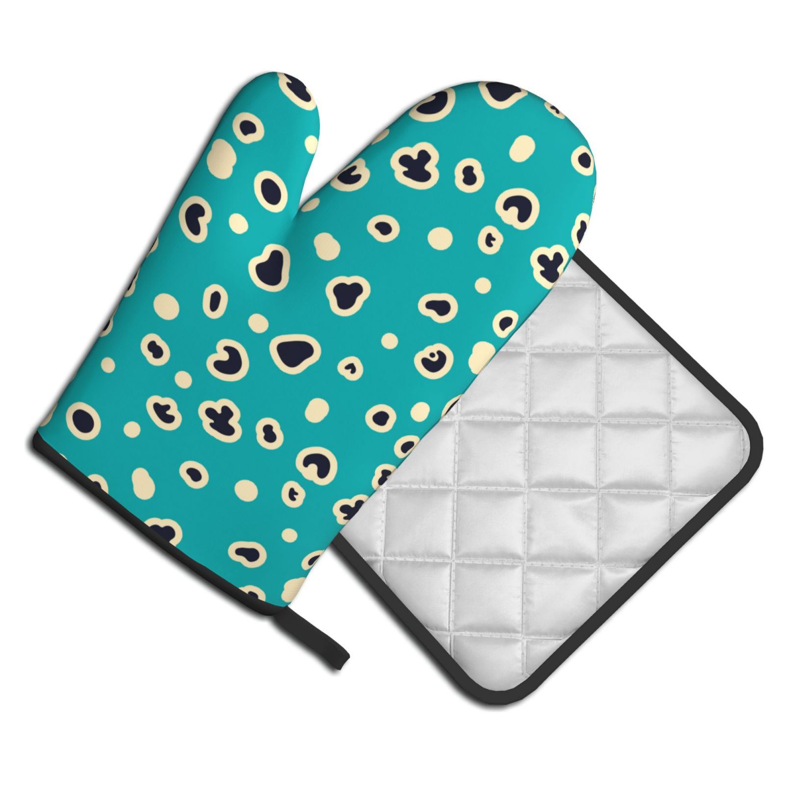 火傷防止電子レンジグローブ、耐熱パッド、厚手、耐熱、キッチン - Kitchen Baking Gloves のレビューと価格
