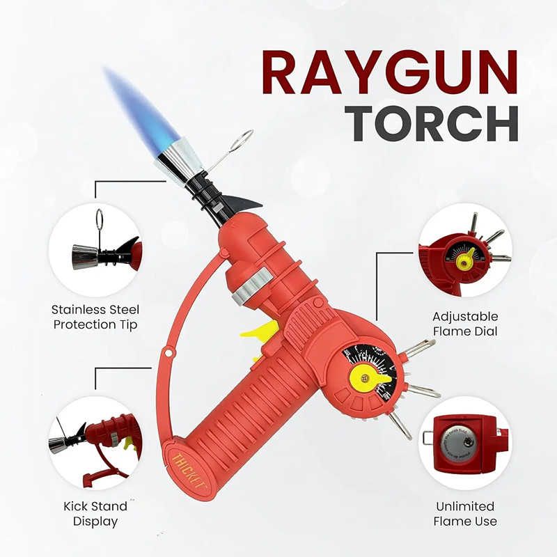 新型防風強力ジェットフレームシガーライタートーチ - 大型フ - Kitchen Baking Torch のレビューと価格
